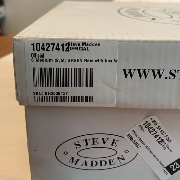 NiB Steve Madden army green combat boots - Picture 8 of 8